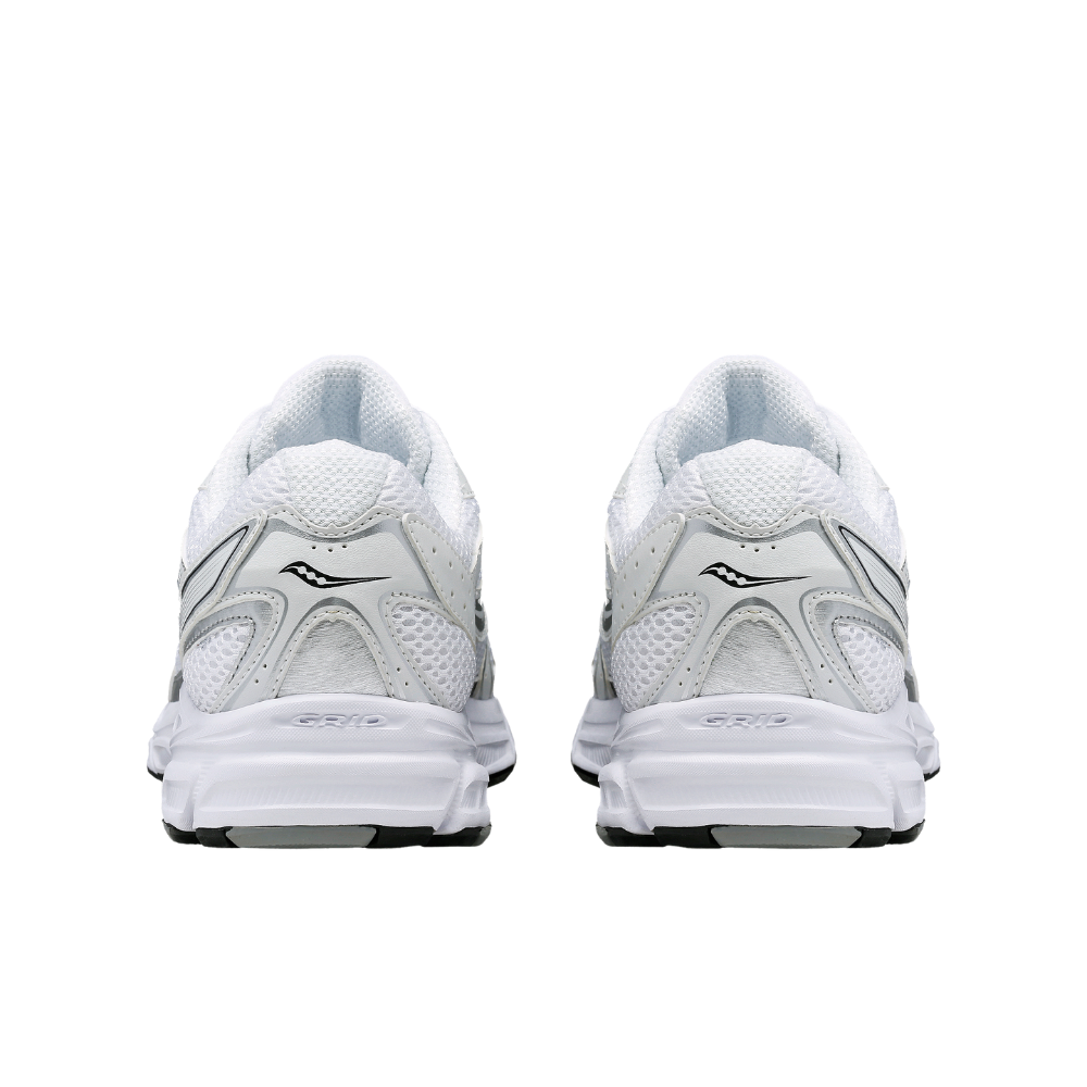 Saucony Grid Ride Millenium In White And Silver