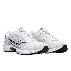 Saucony Grid Ride Millenium In White And Silver