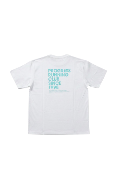 PROGRESS RUNNING CLUB JAPAN 'ARC SINCE 1998' TEE - WHITE / MINT