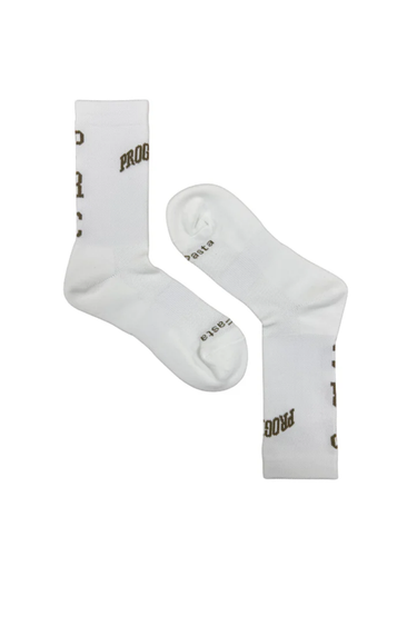 Progress Running Club Tech Socks - White