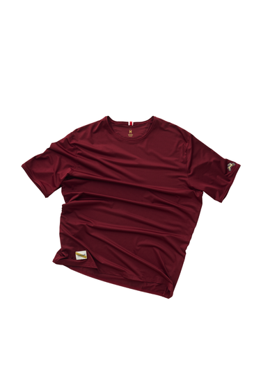 Tracksmith Twilight T-Shirt - Cabernet