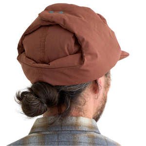 Nanga Hinoc Ripstop Ear Flap Cap In Brown