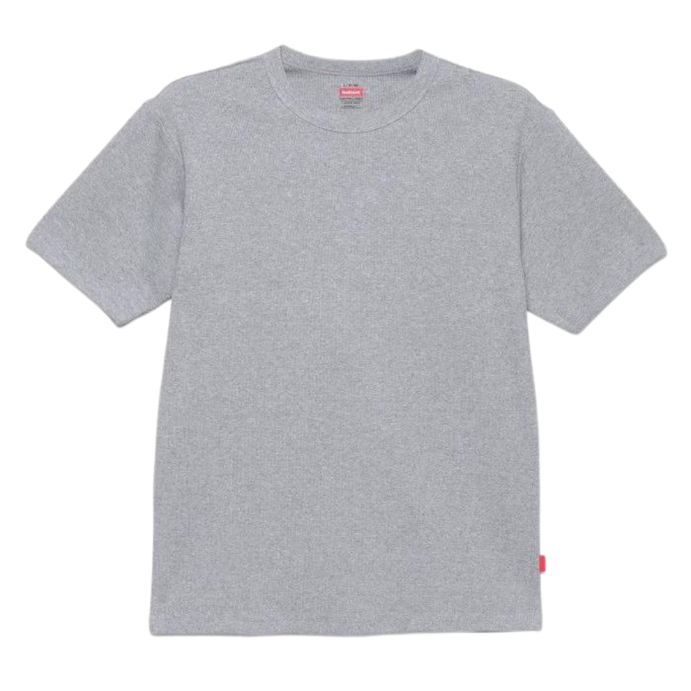 Healthknit Rib Tee Shirt In Grey