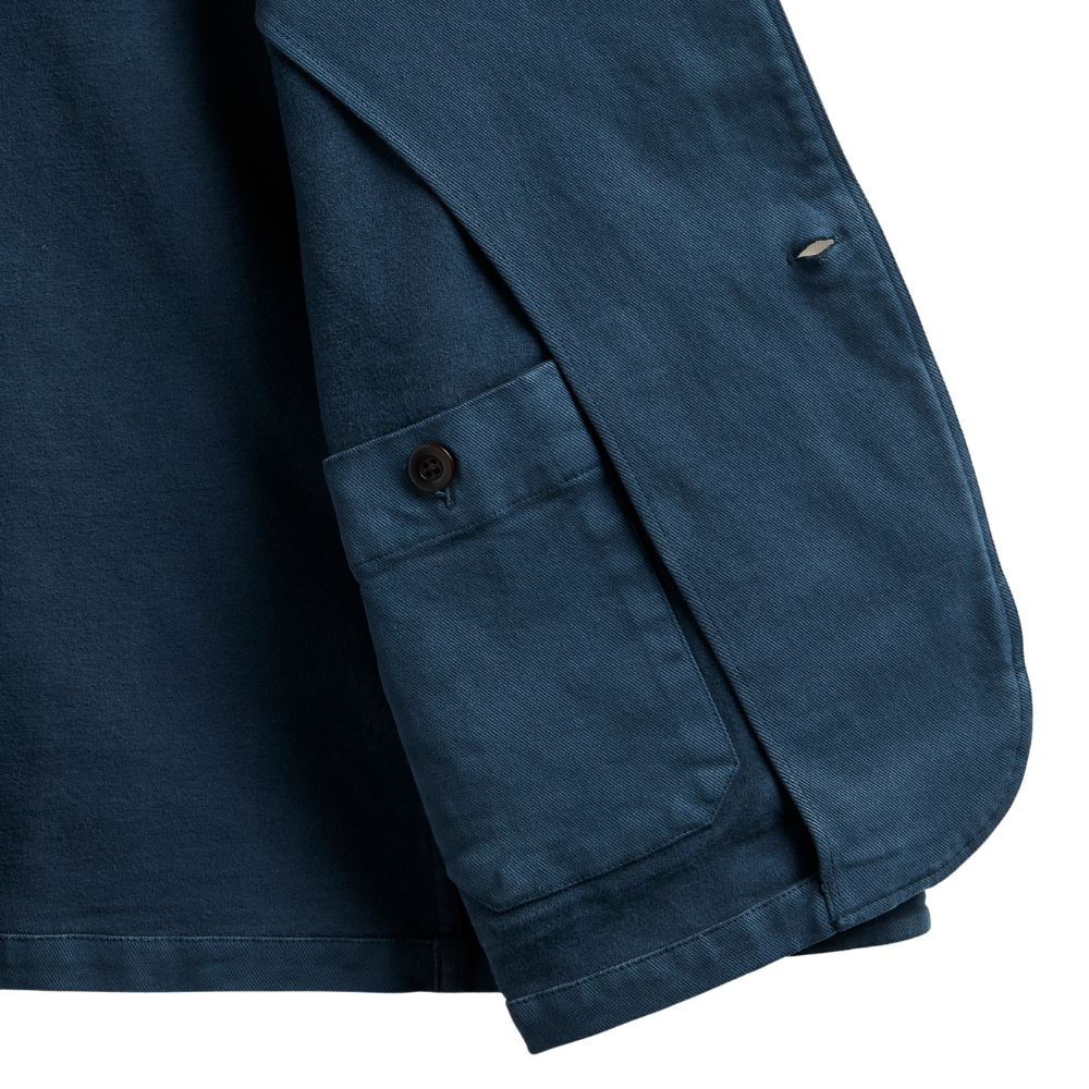 Portuguese Flannel Labura Chore Jacket In Navy