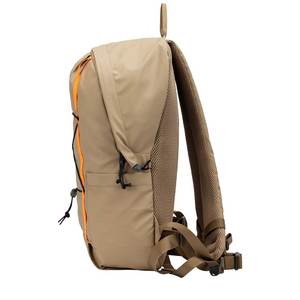 Elliker Kiln Hodded Zip Top Backpack In Sand