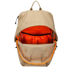 Elliker Kiln Hodded Zip Top Backpack In Sand