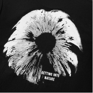 Elliker Spore Print T-Shirt In Black