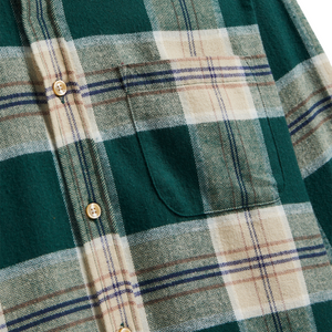 Portuguese Flannel Fence Shirt In Grey