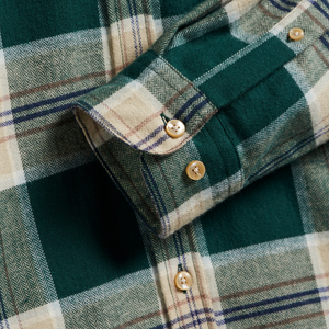 Portuguese Flannel Fence Shirt In Grey