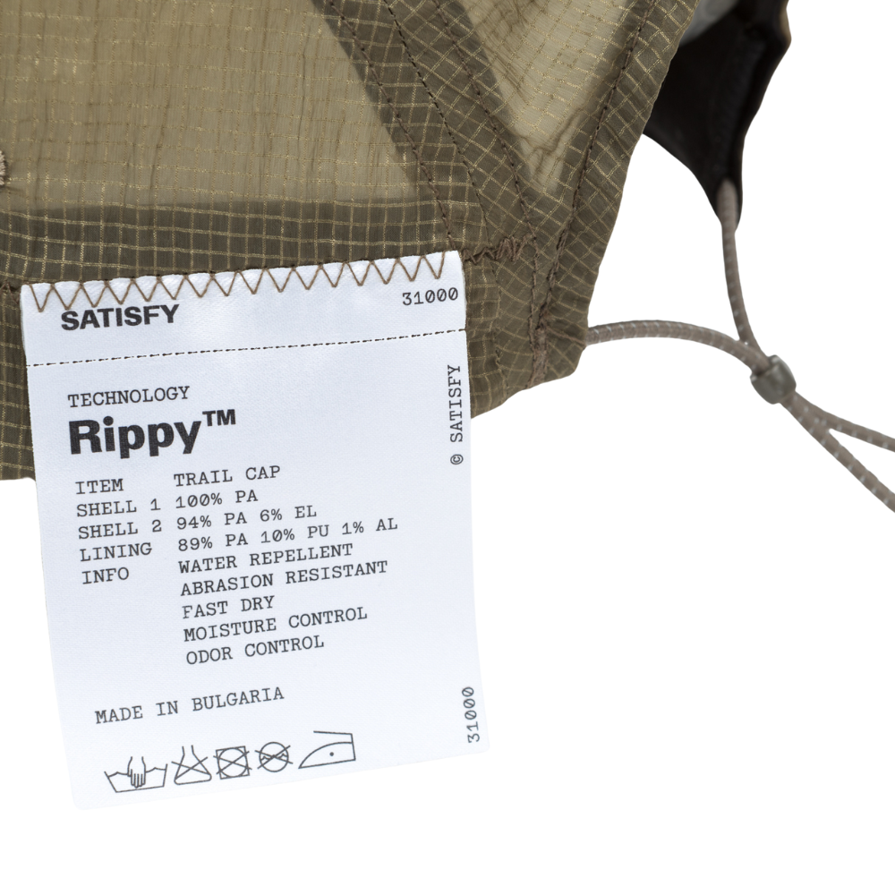 Satisfy Running Rippy Trail Cap In Seed