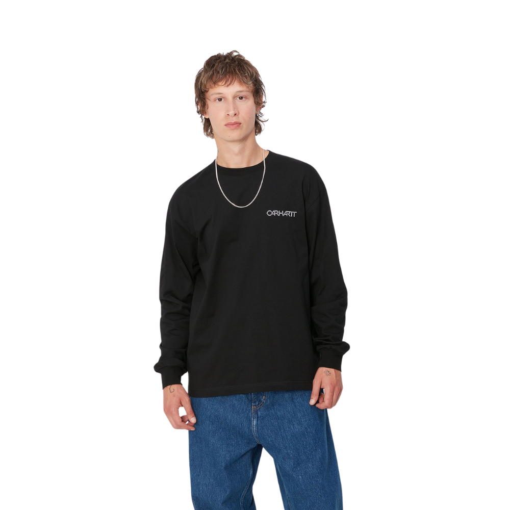 Carhartt WIP Detroit Standard L/S T-Shirt In Black