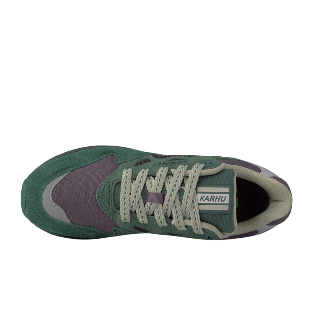 Karhu Legacy 96 'Mystic Forest' Pack In Rain Forest & Plum Perfect