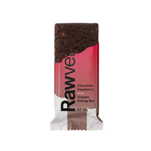 Rawvelo Chocolate Raspberry Organic Energy Bar