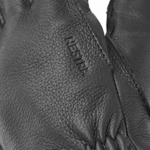 Hestra Deerskin Primaloft Rib Gloves In Black