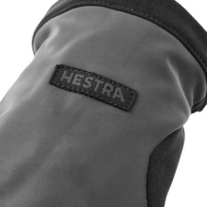 Hestra Mason Gloves In Dark Grey And Black