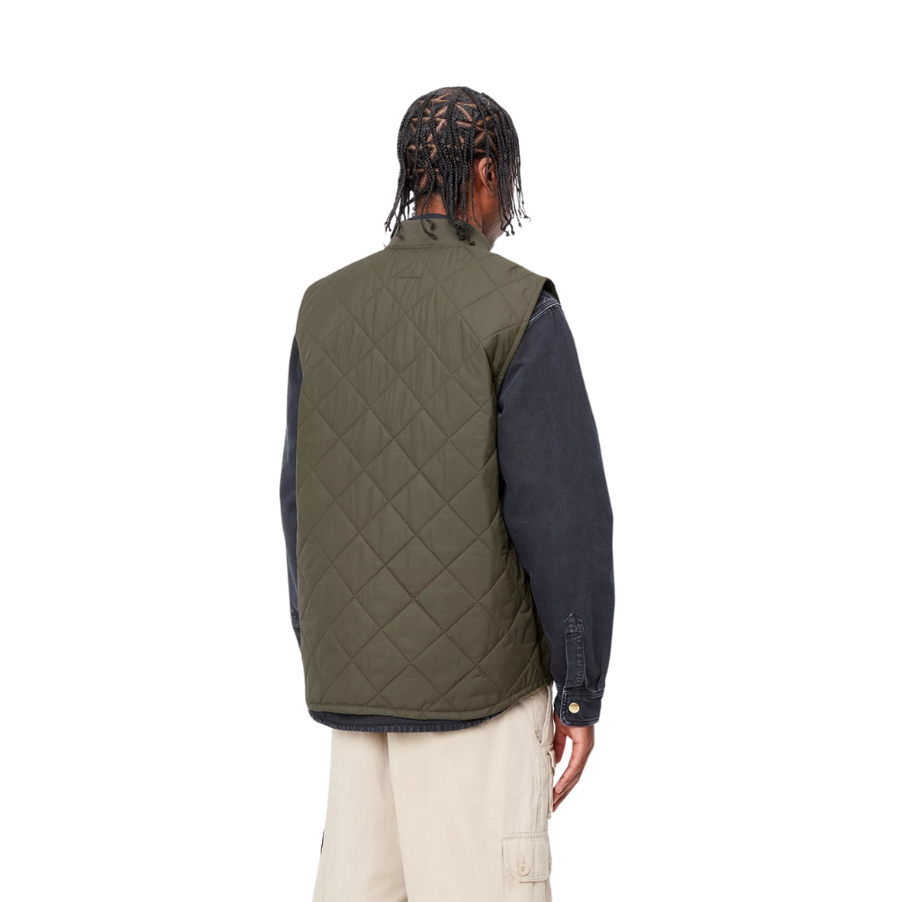 Carhartt WIP Myton Liner Vest In Office Green