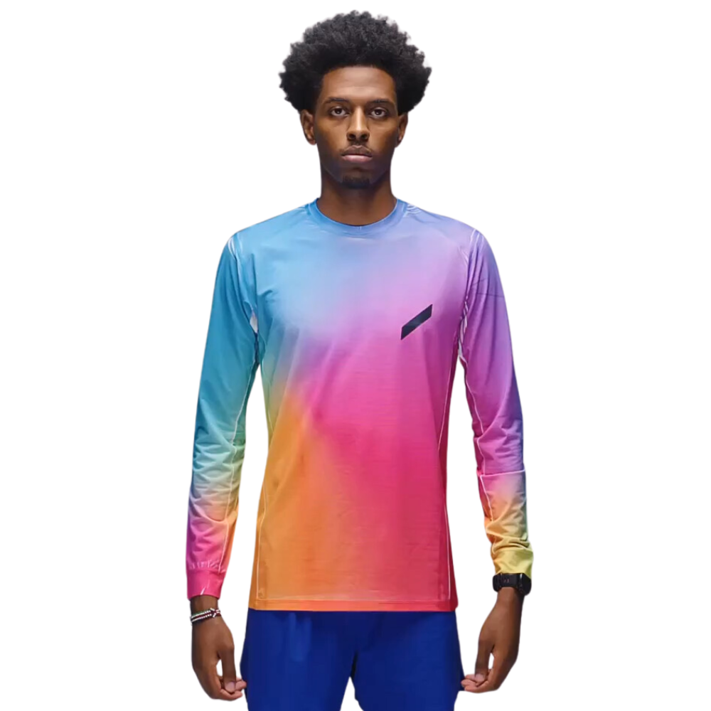 SOAR Running L/S Tech T-Shirt In Rainbow