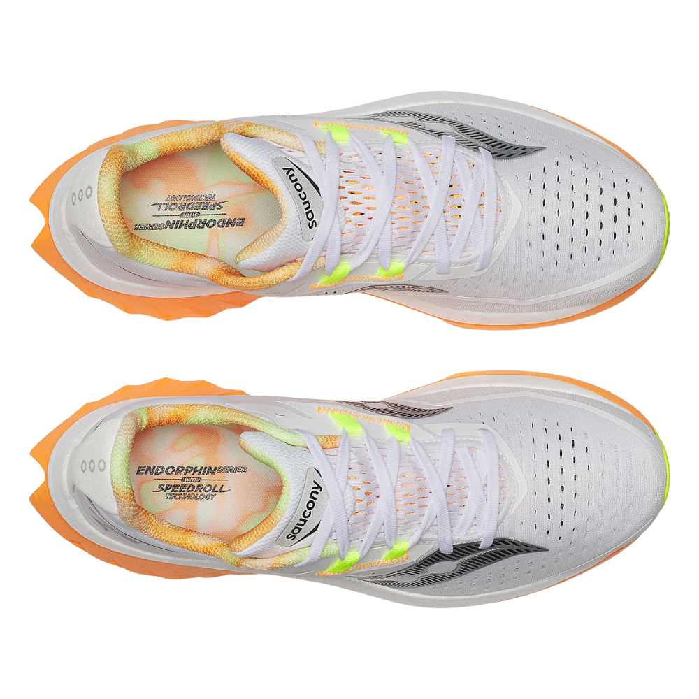 Saucony Endorphin Speed 4 in White & Peel