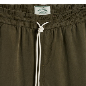 Portuguese Flannel Dogtown Shorts in Olive