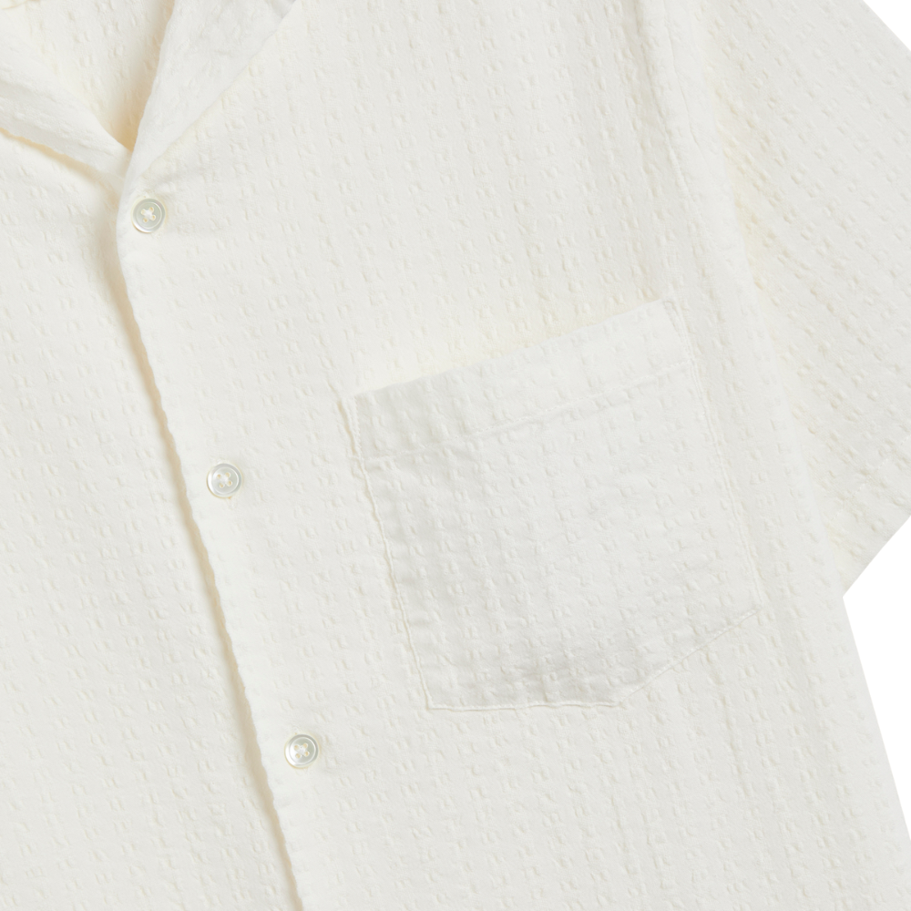 Portuguese Flannel Modego Shirt in White