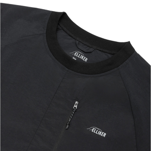 Elliker Kex Short Sleeved Tech T-Shirt in Black