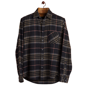 Portuguese Flannel Arquive 72 Shirt in Charcoal