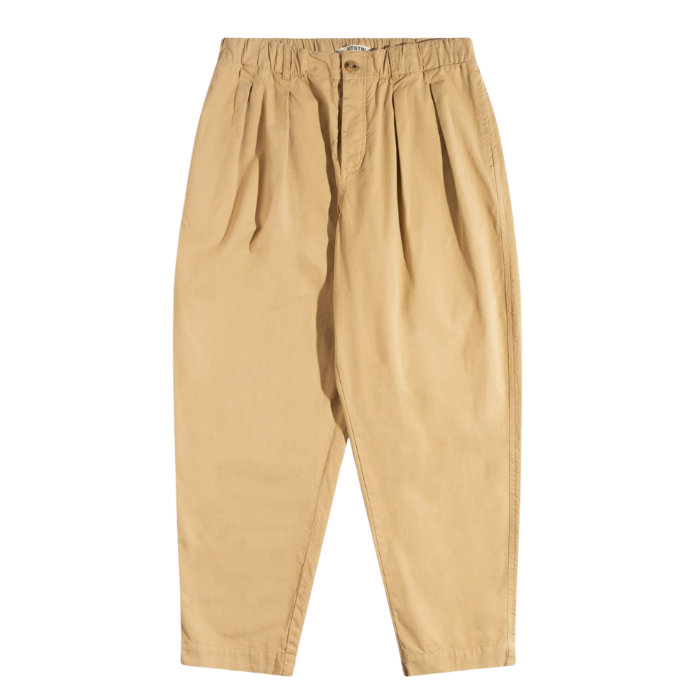 Kestin Clyde Pant in Sand Cotton Twill