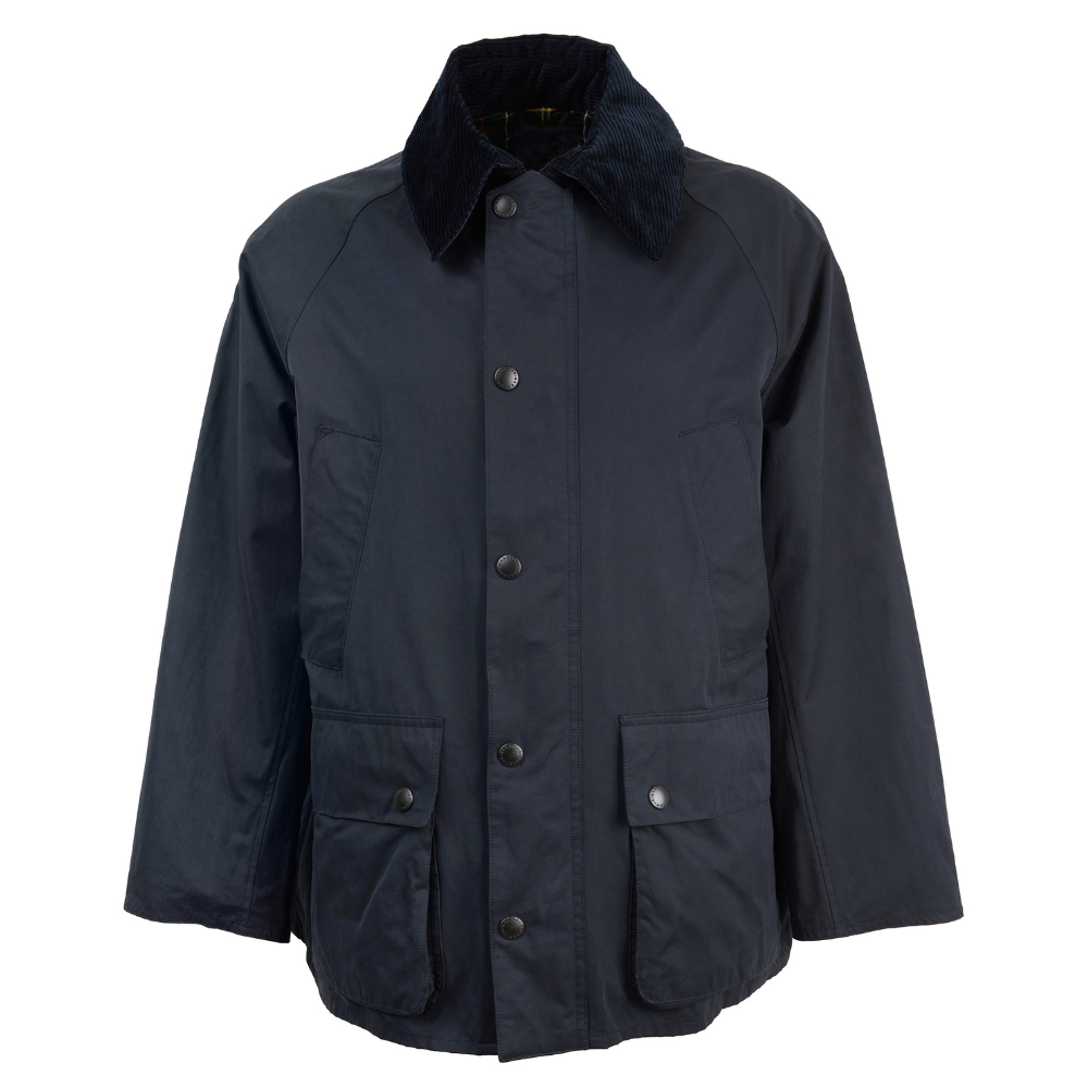 Barbour OS Peached Bedale Causal in Navy