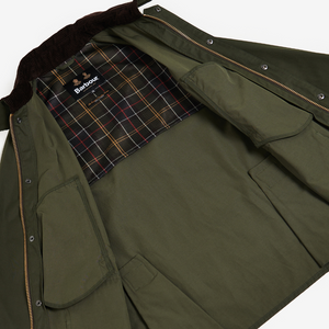 Barbour OS Peached Beadle in Sage