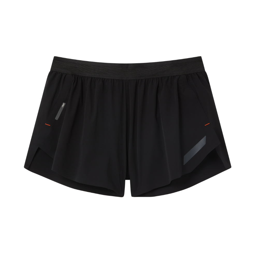 SOAR Running Split Shorts in Black
