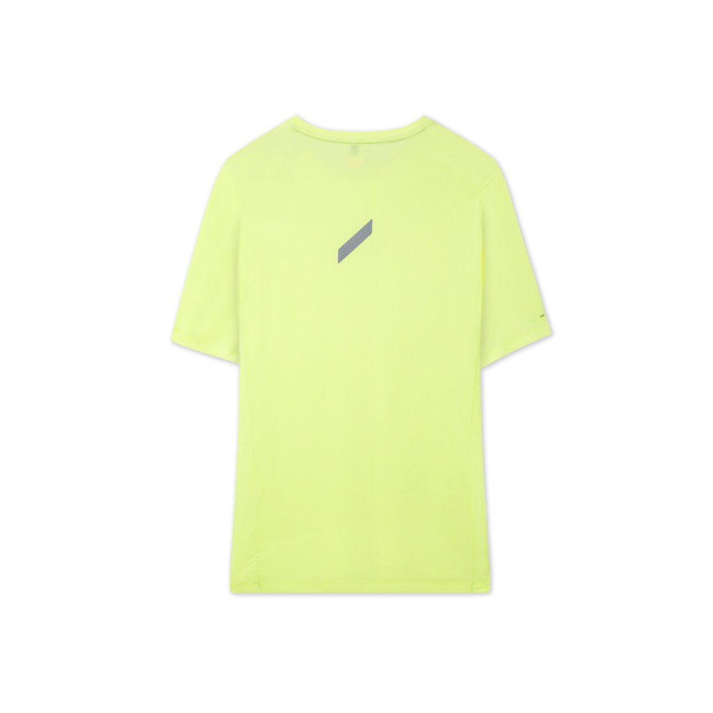 SOAR Running Eco Tech T T-Shirt in Fluro Yellow