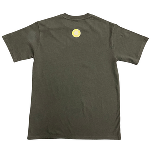 Minor Planet Flowers Short Sleeve T-Shirt in Charcoal