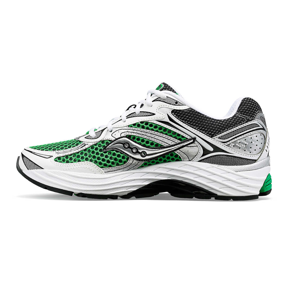 Saucony ProGrid Omni 9 OG in Green and Silver