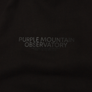 Purple Mountain Observatory Garment Dye Hoodie in Black