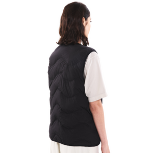 Purple Mountain Observatory Waves Vest in Black