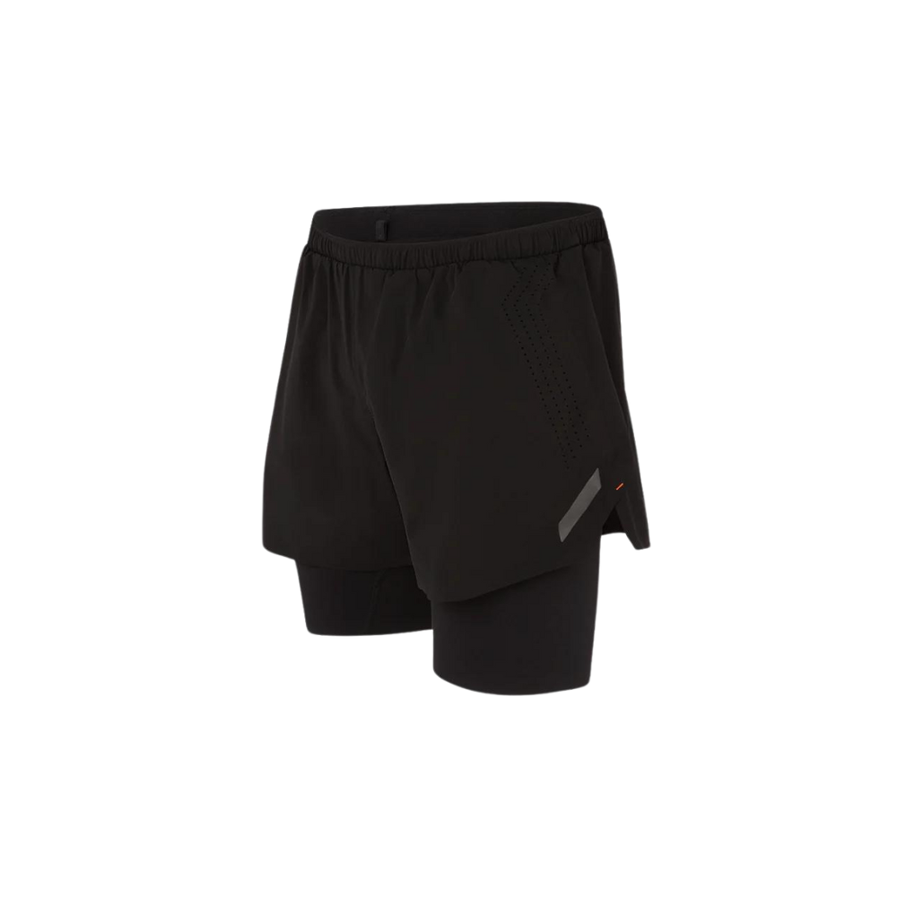 SOAR Running Dual Run Shorts in Black