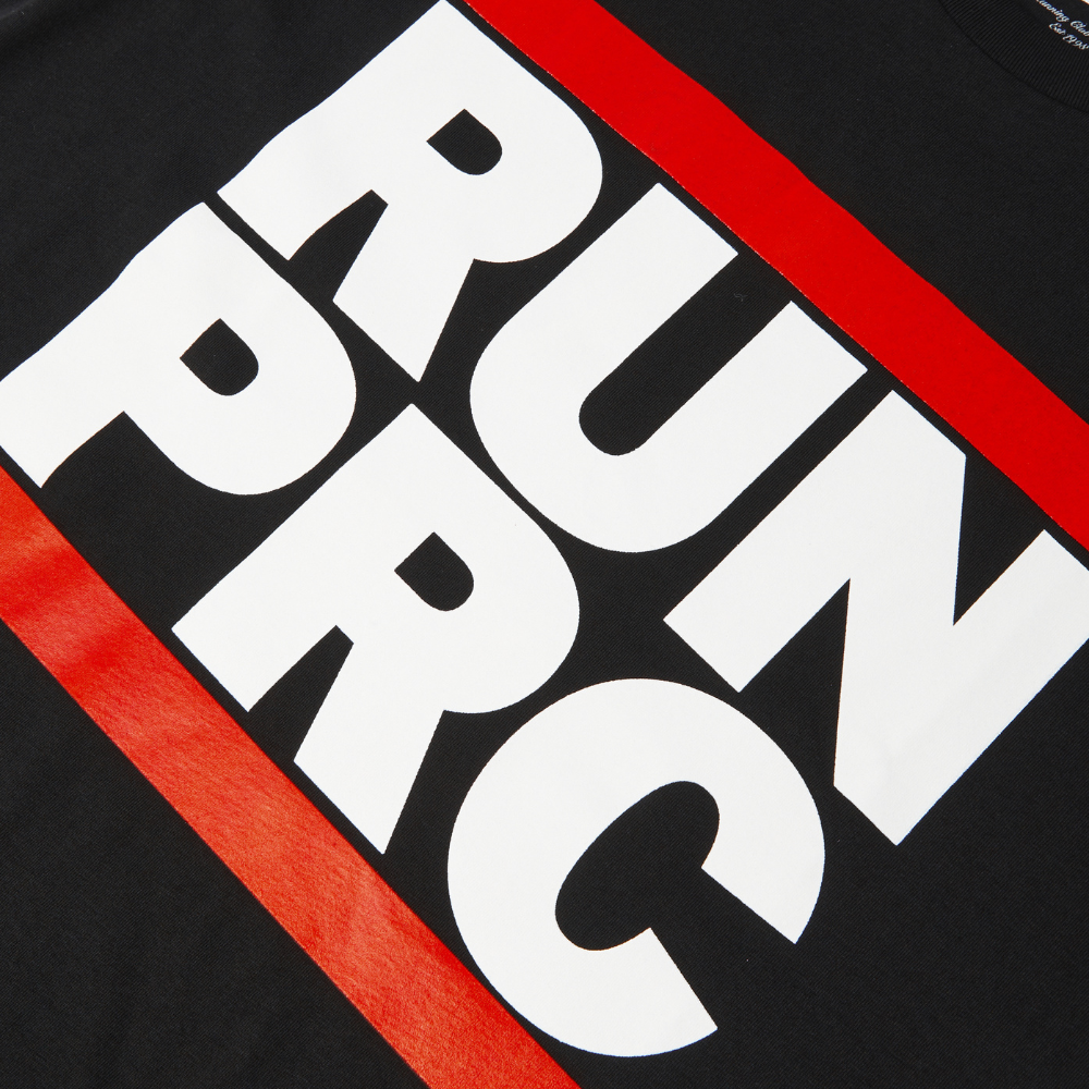 Progress Running Club 'Run PRC' T-Shirt In Black