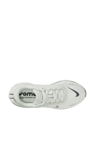 Nike Vomero Plus (Women's) Road Running Shoes - Summit White/Metallic Silver-Sail