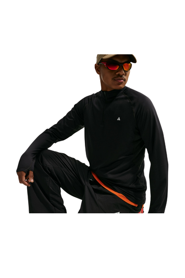 Nike ACG Wildsee Dri-FIT 1/4-Zip Long-Sleeve Hiking Top - Black/Summit White