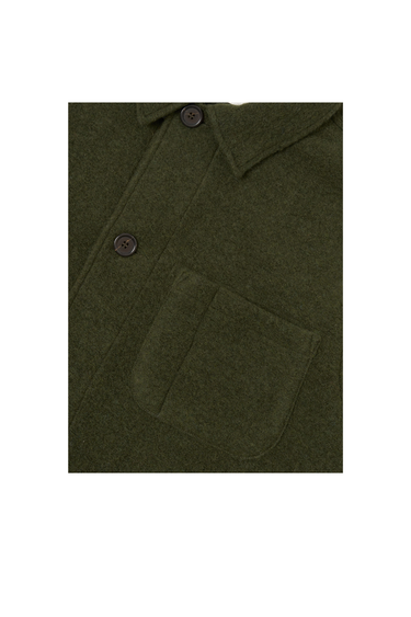 Universal Works Wool Fleece Field Jacket - Olive