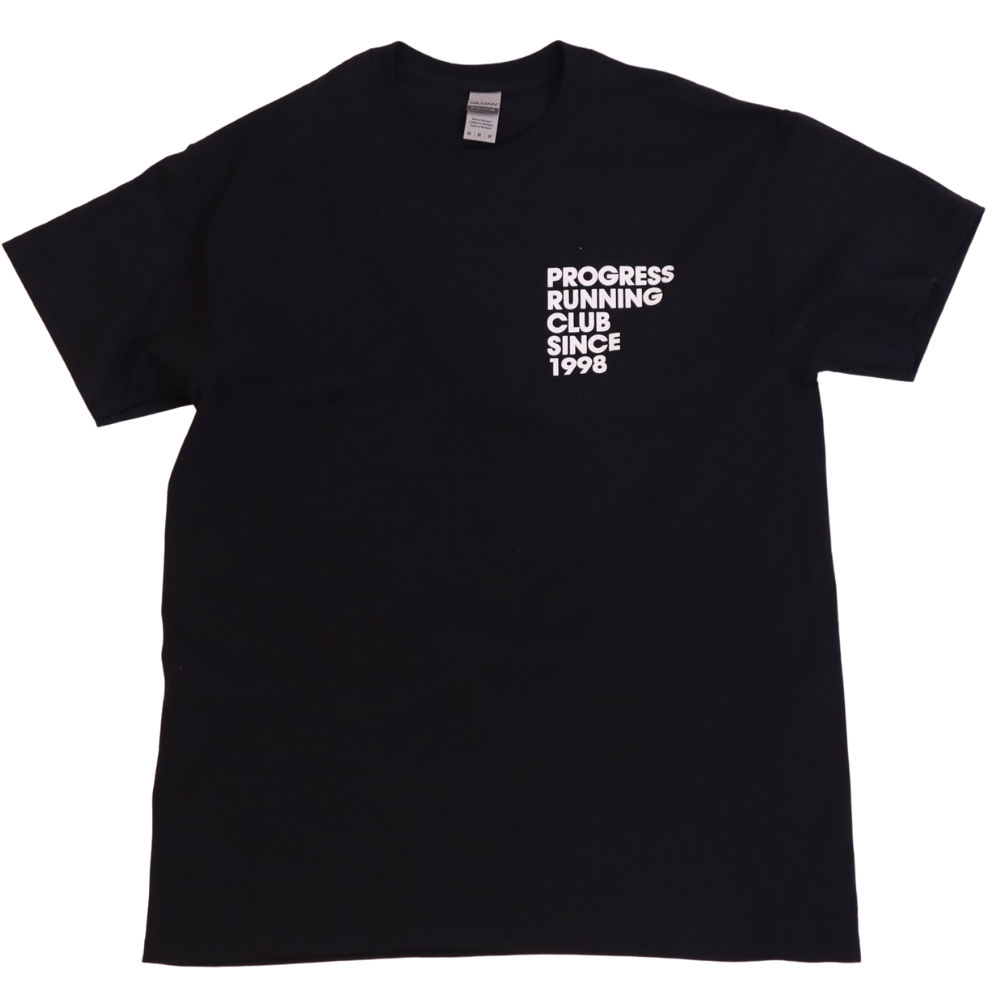 Progress Running Club Classic T-Shirt in Black