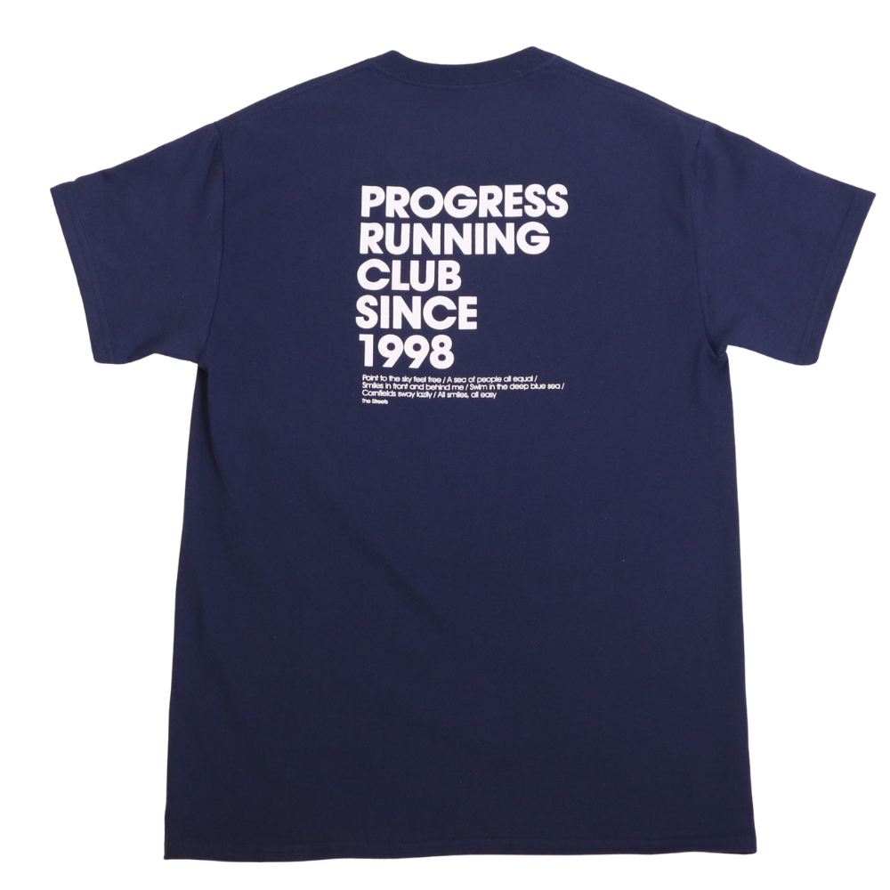 Progress Running Club T-Shirt in Navy